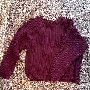 Oversized Purple Sweater